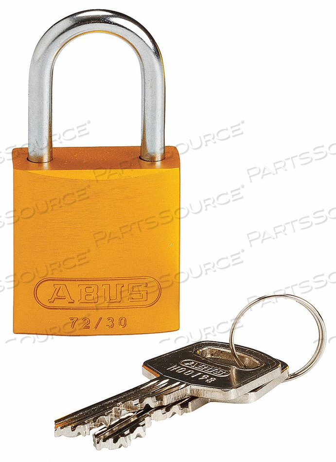 LOCKOUT PADLOCK KD YELLOW 1-7/16 H by Brady Americas LOCKOUT PADLOCK KD YELLOW 1-7/16 H by Brady Americas