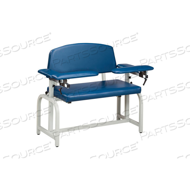 LAB X SERIES EXTRA-WIDE BLOOD DRAWING CHAIR WITH PADDED ARMS by Clinton Industries, Inc