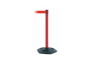 D0032 BARRIER POST WITH BELT 7-1/2 FT L RED by Tensabarrier D0032 BARRIER POST WITH BELT 7-1/2 FT L RED by Tensabarrier