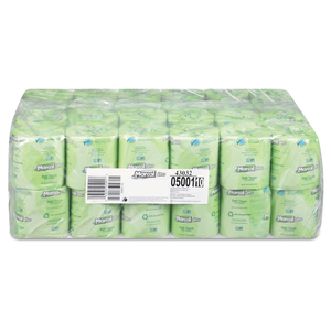 100% RECYCLED 2-PLY BATH TISSUE, SEPTIC SAFE, 2-PLY, WHITE, 500 SHEETS/ROLL, 48 ROLLS/CARTON by Marcal