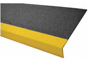 FRP STEP COVER YLW/BLK 60  FBRGLSS by Sure-Foot Industries Corp.