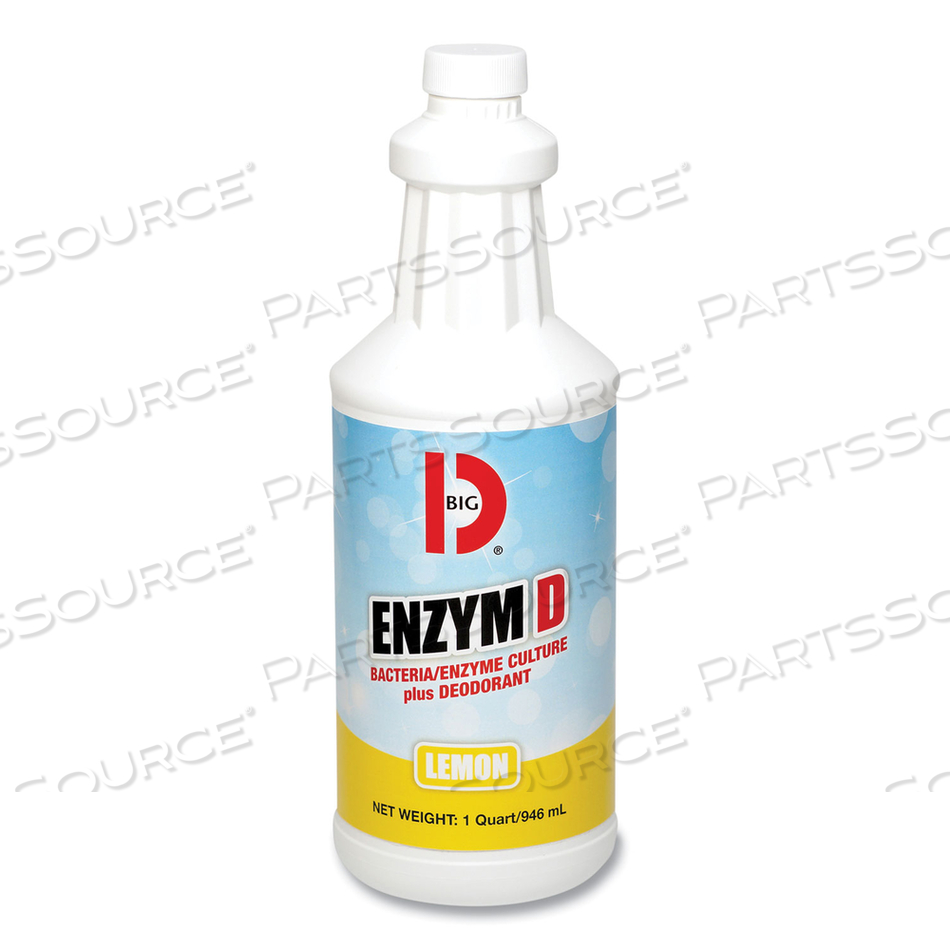 ENZYM D DIGESTER LIQUID DEODORANT, LEMON, 32 OZ BOTTLE by Big D ENZYM D DIGESTER LIQUID DEODORANT, LEMON, 32 OZ BOTTLE by Big D