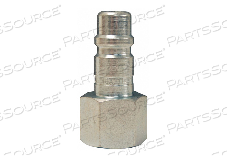 INDUSTRIAL FEMALE PLUG STEEL 1/4 by Dixon Valve and Coupling