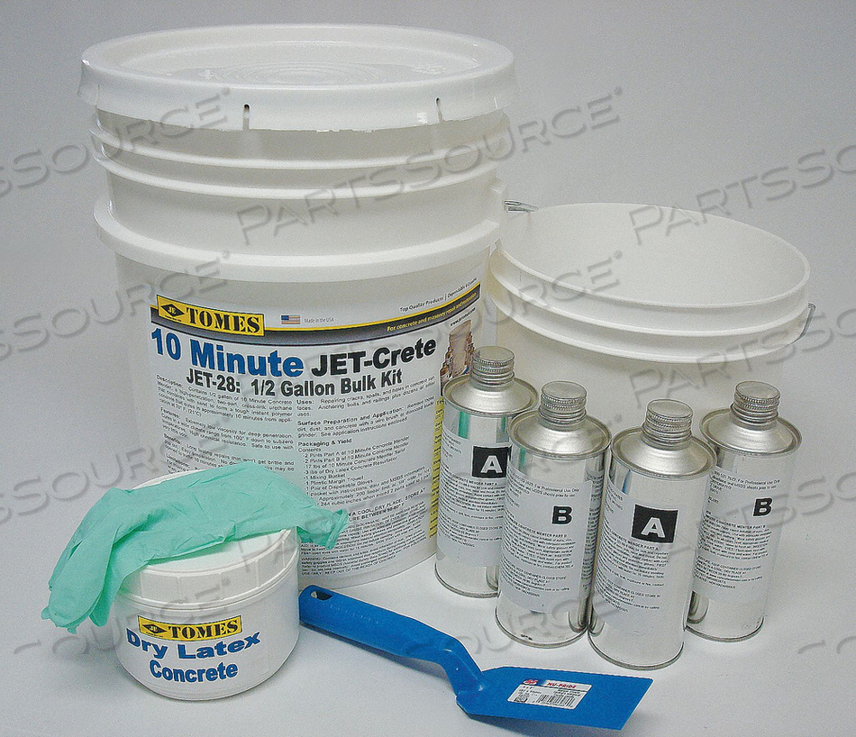 10 MINUTE CONCRETE REPAIR 1.5 GAL. PAIL by JE Tomes 10 MINUTE CONCRETE REPAIR 1.5 GAL. PAIL by JE Tomes