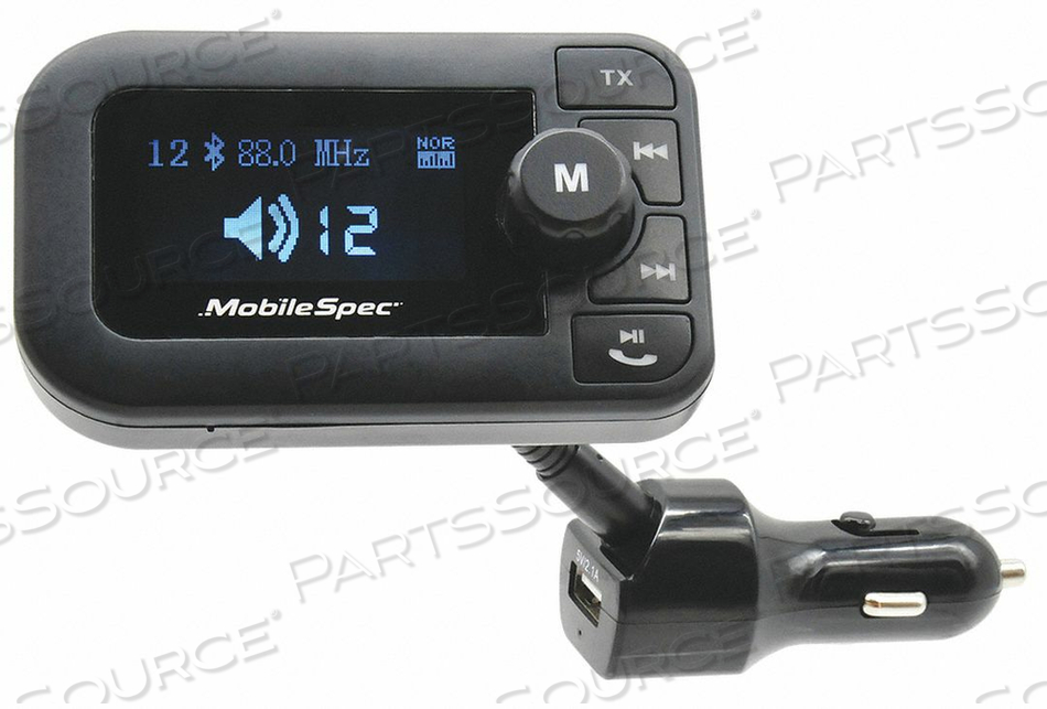 TRANSMITTER FM PLASTIC BLACK by MobileSpec