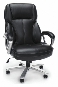 TASK CHAIR BLACK ADJ ARMS BACK 29-1/2 H by OFM Inc
