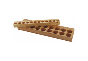 WOODEN COLLET HOLDING TRAY ER40 HOLDS 13 by Techniks