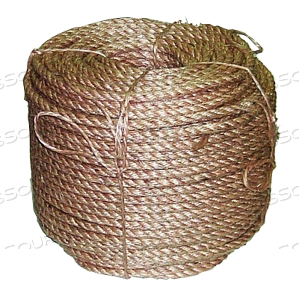 MANILA ROPE, 3 STRANDS, 3/8 IN X 600 FT, BOXED 