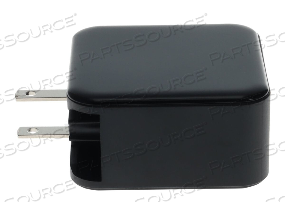 ADDON, POWER ADAPTER, 60 WATT, 3 A, 2 OUTPUT CONNECTORS (USB, USB-C), BLACK by ADDON ADDON, POWER ADAPTER, 60 WATT, 3 A, 2 OUTPUT CONNECTORS (USB, USB-C), BLACK by ADDON