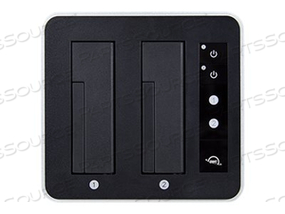 OWC DRIVE DOCK, HDD DOCKING STATION, BAYS: 2, 2.5" / 3.5" SHARED, SATA 6GB/S, RAID 0, USB-C, THUNDERBOLT 3 by Other World Computing