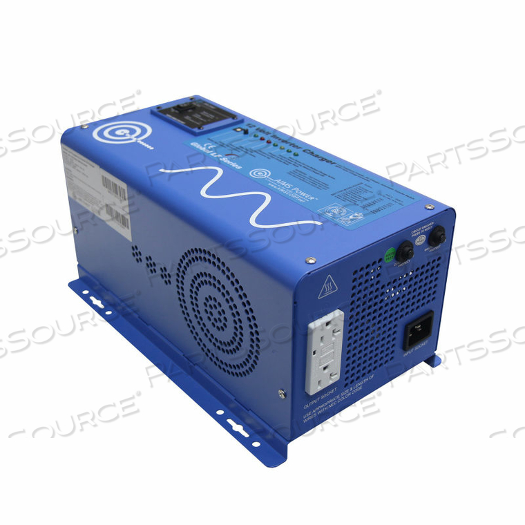 1500 WATT 12 VDC TO 120 VAC PURE SINE INVERTER CHARGER by Aims Power 1500 WATT 12 VDC TO 120 VAC PURE SINE INVERTER CHARGER by Aims Power