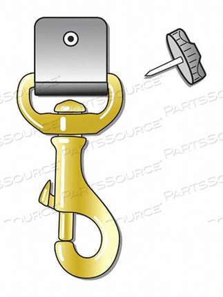 SNAP-ON CLIP 3-1/2 IN L THREADED STUD by Gearkeeper SNAP-ON CLIP 3-1/2 IN L THREADED STUD by Gearkeeper