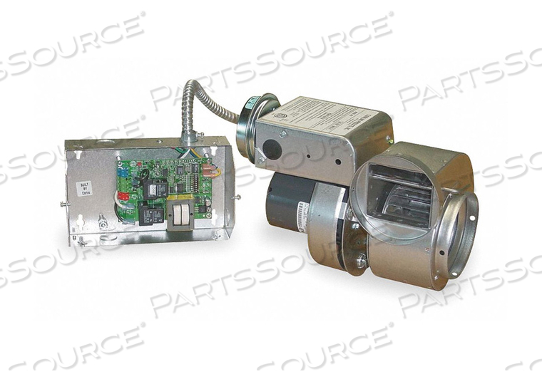 POWER VENTER FOR OIL OR GAS 24 OR 120V W/UC1 CONTROL 4" INLET/OUTLET REPLACES HS115-1 AND HST-1 & HS by Tjernlund