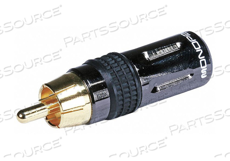 RCA PLUG RCA MALE GOLD TIP RG6 by Monoprice, Inc.