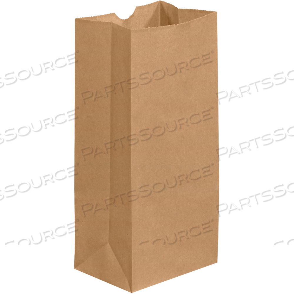 GROCERY BAGS, 5" X 3 1/4" X 9 3/4", KRAFT, 500/CASE by BOX Partners (Box Acquisitions, LLC)