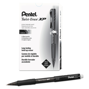 TWIST-ERASE EXPRESS MECHANICAL PENCIL, 0.9 MM, HB (#2.5), BLACK LEAD, BLACK BARREL by Pentel of America TWIST-ERASE EXPRESS MECHANICAL PENCIL, 0.9 MM, HB (#2.5), BLACK LEAD, BLACK BARREL by Pentel of America