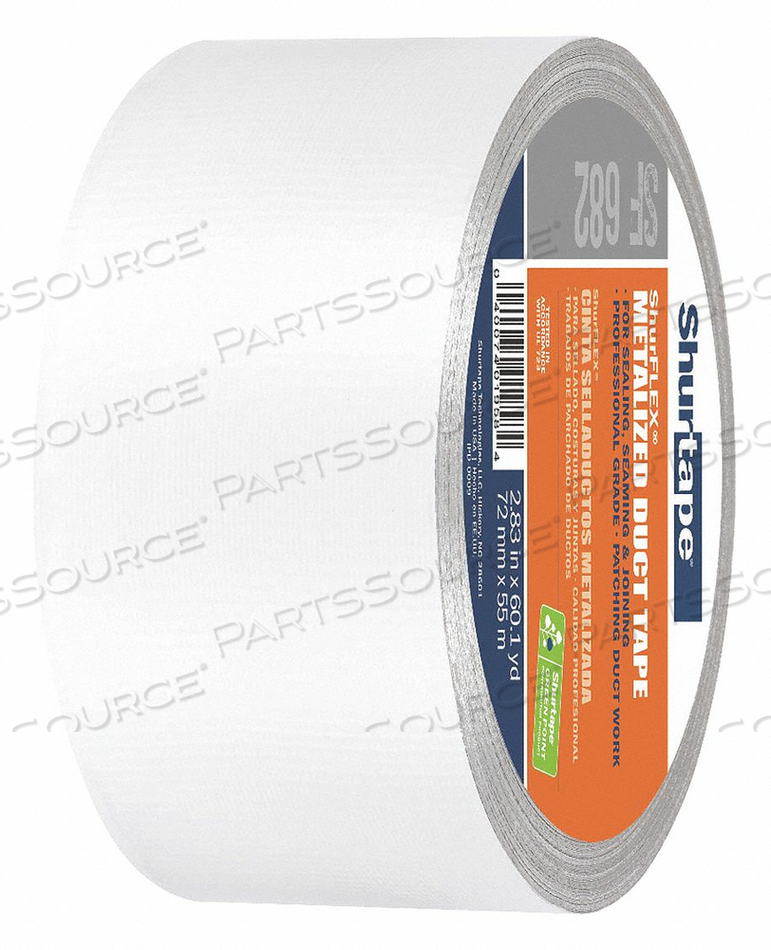 DUCT TAPE 55M L ADHESION 55 OZ/IN SILVER by Shurtape