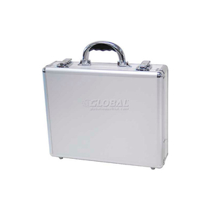 BUSINESS/OFFICE CASE, 15"L X 12"W X 4"H, SMOOTH SILVER by T.Z. Case International Inc.