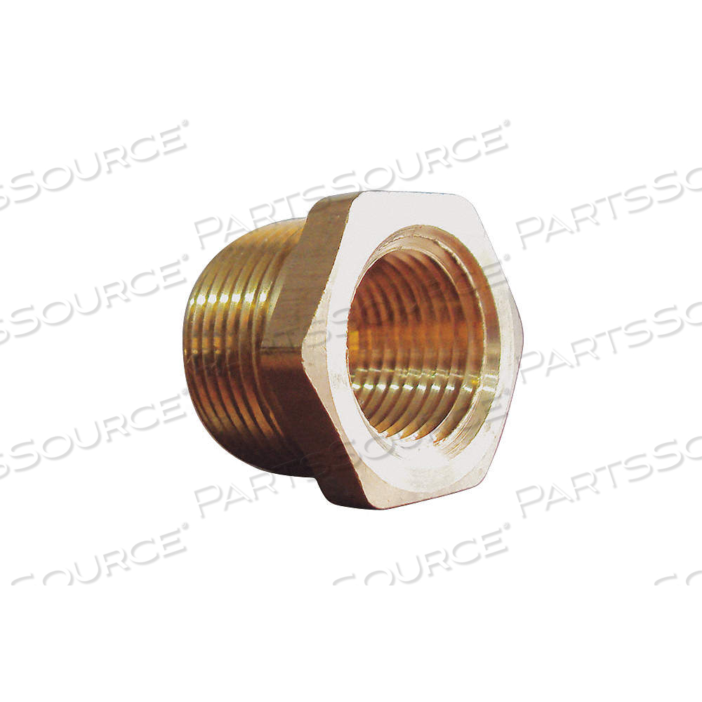 HEX BUSHING, BRASS, 1/2 IN X 3/8 IN FITTING PIPE SIZE, MALE NPT X FEMALE NPT, CLASS 150 by Approved Vendor HEX BUSHING, BRASS, 1/2 IN X 3/8 IN FITTING PIPE SIZE, MALE NPT X FEMALE NPT, CLASS 150 by Approved Vendor
