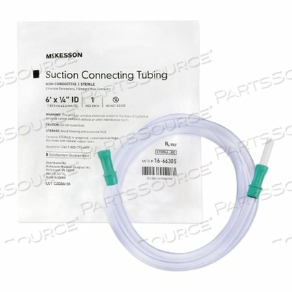 SUCTION CONNECTOR TUBING (50 PER CASE) by McKesson