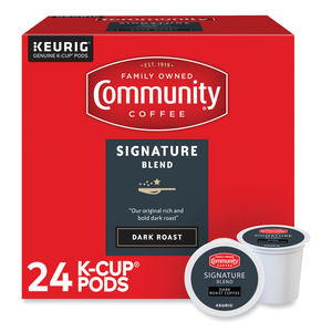 SIGNATURE BLEND K-CUP, 24/BOX by Community Coffee