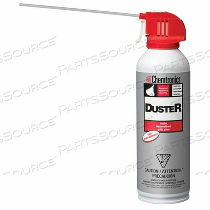 TRIGGER SPRAY DUSTER, 98 TO 100% 1, 1, 1, 2 TETRAFLUOROETHANE, CLEAR, 10 OZ, AEROSOL, GAS FORM, -26 DEG C BOILING POINT by Chemtronics TRIGGER SPRAY DUSTER, 98 TO 100% 1, 1, 1, 2 TETRAFLUOROETHANE, CLEAR, 10 OZ, AEROSOL, GAS FORM, -26 DEG C BOILING POINT by Chemtronics