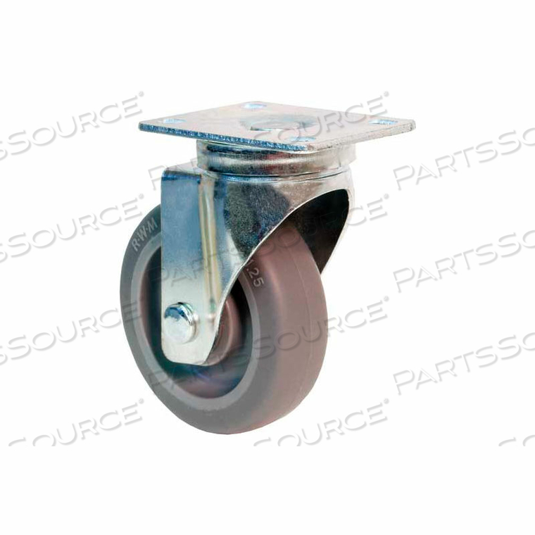 27 SERIES VERSATRAC 3" PHENOLIC WHEEL SWIVEL CASTER 