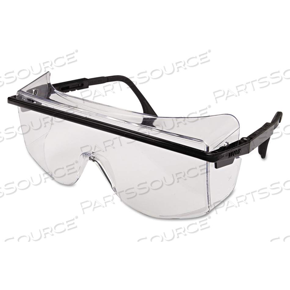 ASTROSPEC OTG 3001 EYEWEAR, CLEAR LENS, ANTI-FOG, BLACK FRAME by Uvex ASTROSPEC OTG 3001 EYEWEAR, CLEAR LENS, ANTI-FOG, BLACK FRAME by Uvex