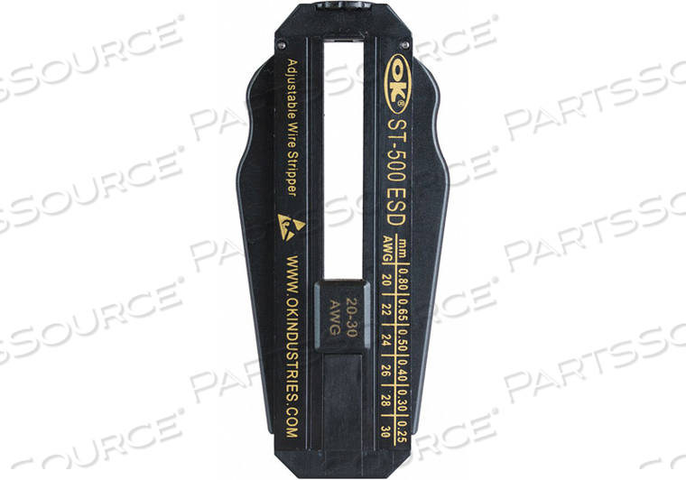 ESD SAFE ADJUST. WIRE STRIPPER 20-30 AWG by OK Industries