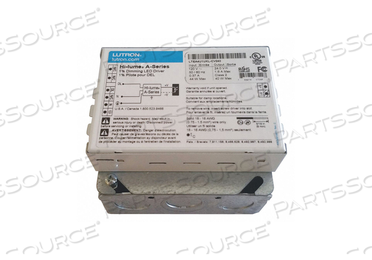 LED DRIVER 12VDC 120/277VAC 170-390 MA by Lutron LED DRIVER 12VDC 120/277VAC 170-390 MA by Lutron