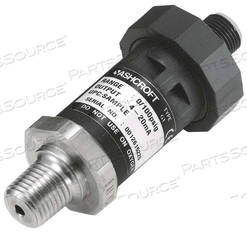 D3848 PRESSURE TRANSDUCER RANGE 0 TO 60 PSI by Ashcroft Inc. D3848 PRESSURE TRANSDUCER RANGE 0 TO 60 PSI by Ashcroft Inc.