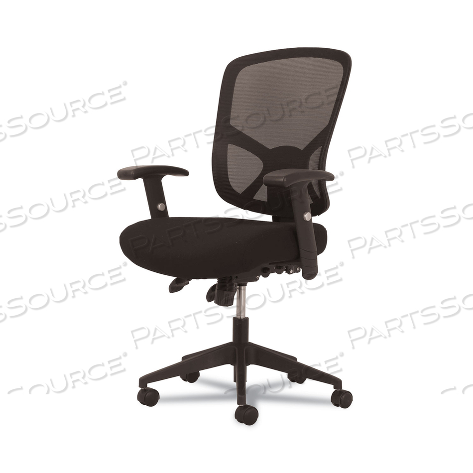 1-TWENTY-ONE HIGH-BACK TASK CHAIR, SUPPORTS UP TO 250 LB, 16" TO 19" SEAT HEIGHT, BLACK 