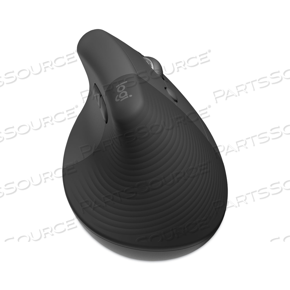 LIFT VERTICAL ERGONOMIC MOUSE, 2.4 GHZ FREQUENCY/32 FT WIRELESS RANGE, RIGHT HAND USE, GRAPHITE LIFT VERTICAL ERGONOMIC MOUSE, 2.4 GHZ FREQUENCY/32 FT WIRELESS RANGE, RIGHT HAND USE, GRAPHITE