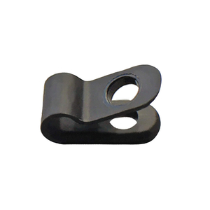 CABLE CLAMP, NYLON, BLACK, 1 3/8 IN CABLE CLAMPING DIA., 1/2 IN CLAMP BAND WD by Approved Vendor