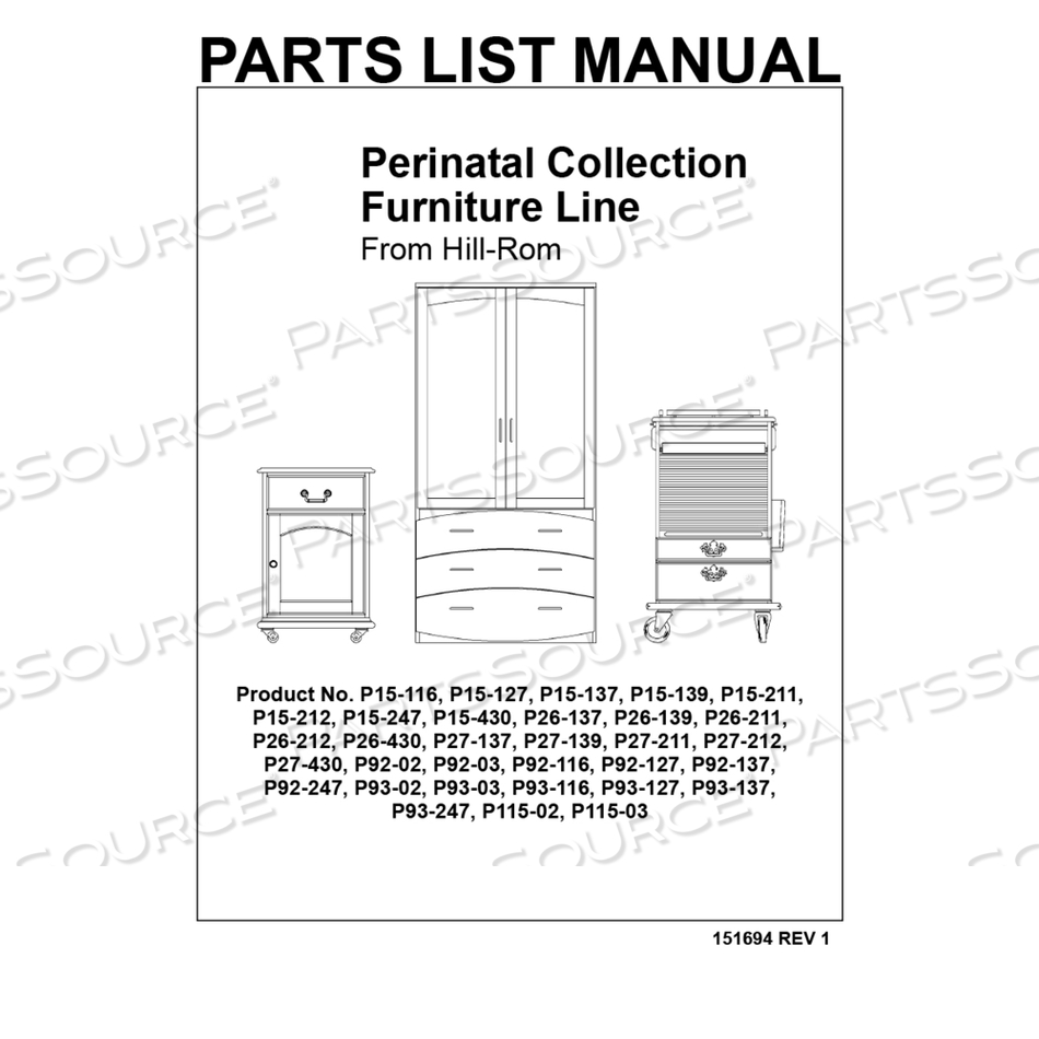 SM - PERINATAL FURNITURE by Hillrom