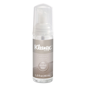 ALCOHOL-FREE FOAM HAND SANITIZER, 1.5 OZ PUMP BOTTLE, UNSCENTED, 24/CARTON by Kleenex