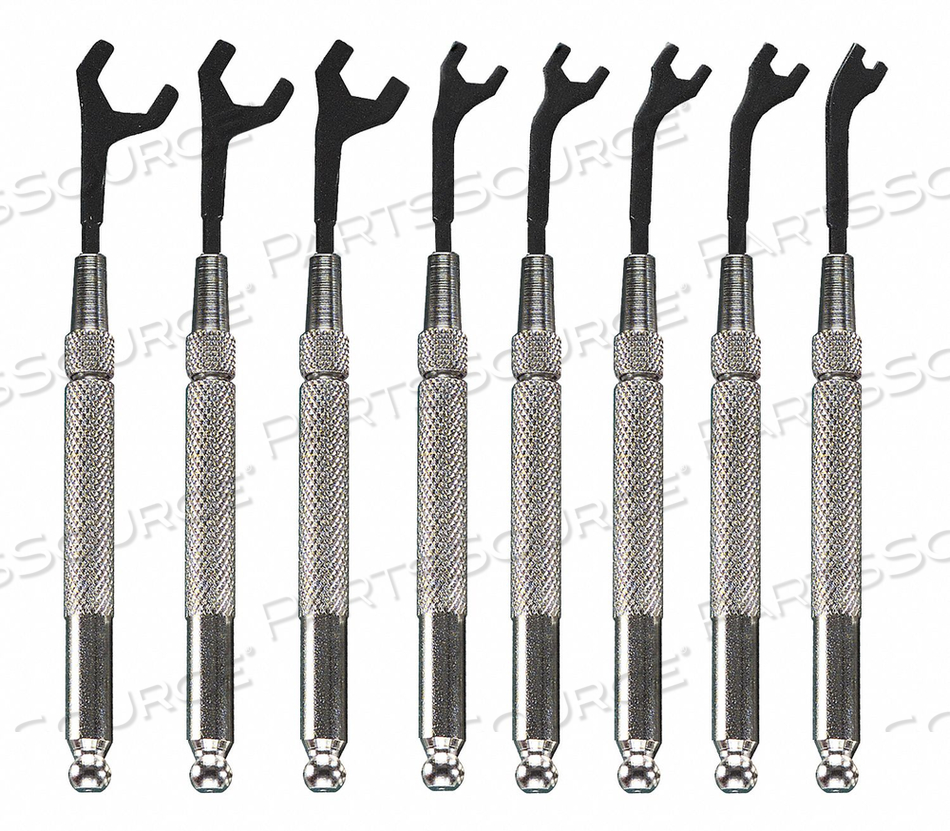 OPEN END WRENCH SET 30 DEG 5/64-5/16 8PC by Moody Tool OPEN END WRENCH SET 30 DEG 5/64-5/16 8PC by Moody Tool