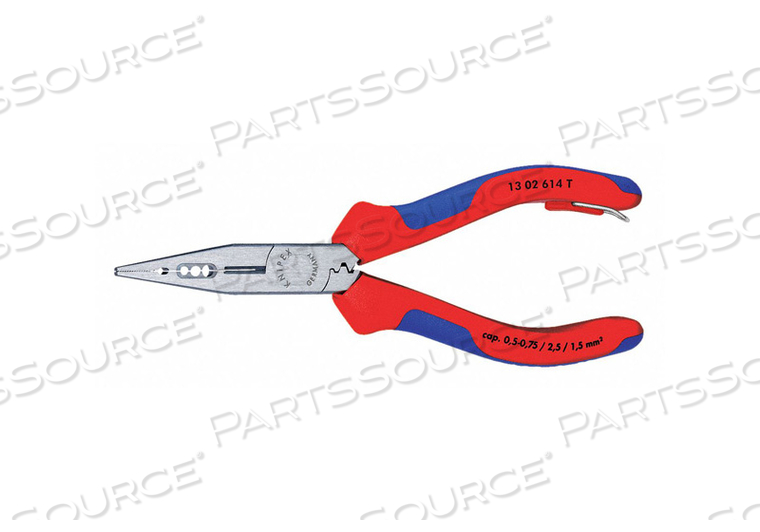 CHAIN NOSE PLIER 6-1/4 L SERRATED by Knipex