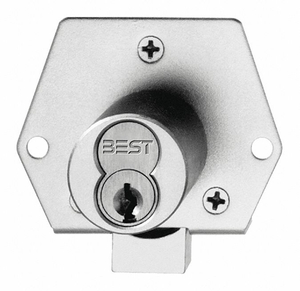 INVERTED CABINET LOCK SATIN BRASS by Best