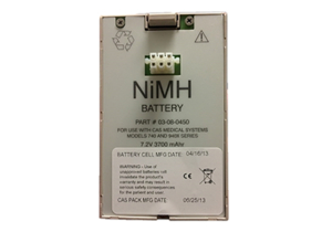 RECHARGEABLE BATTERY PACK, NICKEL METAL HYDRIDE, 7.2V, 4 AH, WIRE LEADS by CASMED - CAS Medical System, Inc.