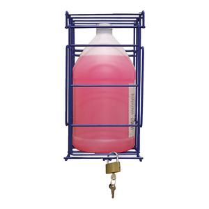 PREMIUM LOCKING RACK - BLUE HOLDS ONE 1 GALLON JUG by TCD Parts Inc
