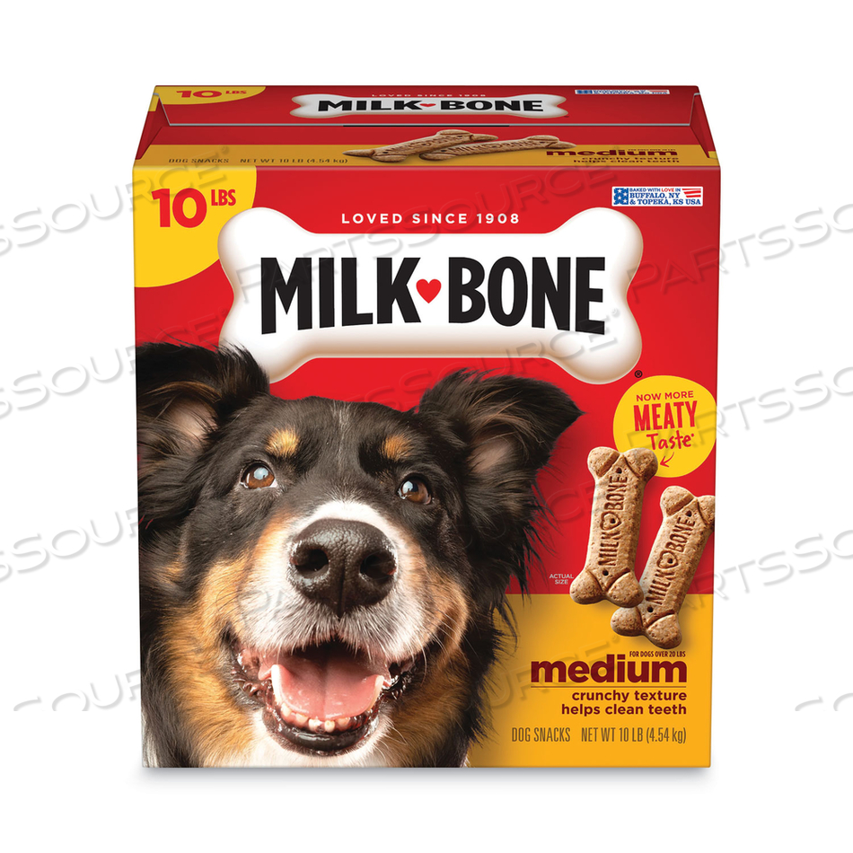 ORIGINAL MEDIUM SIZED DOG BISCUITS, 10 LBS by Milk-Bone ORIGINAL MEDIUM SIZED DOG BISCUITS, 10 LBS by Milk-Bone