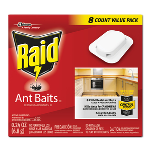 ANT BAITS, 0.24 OZ, 8/BOX, 12 BOXES/CARTON by Raid