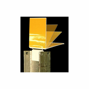 IFLEX GUARDRAIL REFLECTOR, FLEX HINGE, 2-SIDED, YELLOW by Pexco LLC