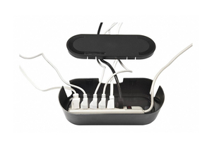 CABLE MANAGEMENT BOX BLACK by D-Line CABLE MANAGEMENT BOX BLACK by D-Line