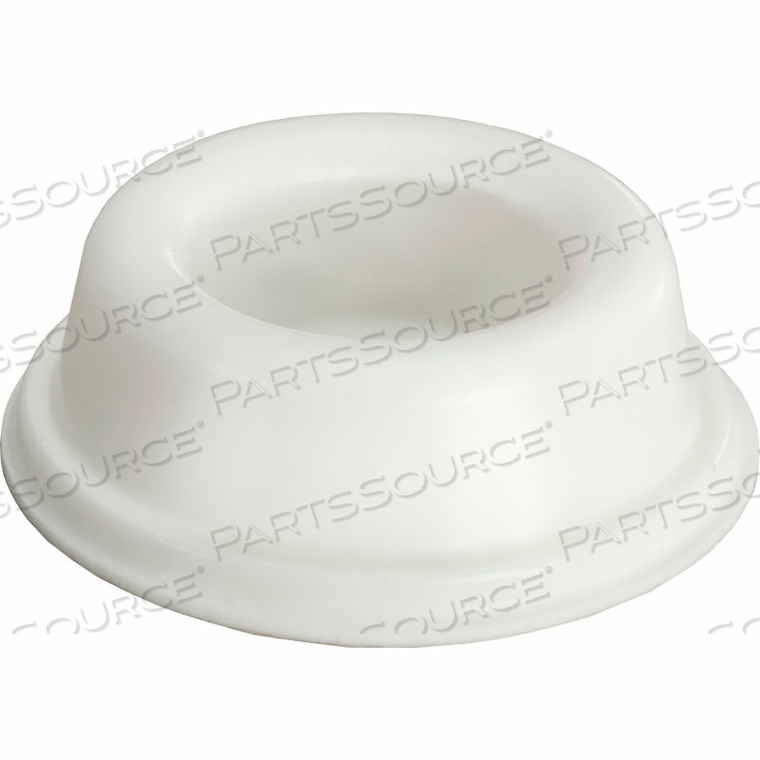 RUBBER DOOR STOPPER AND WALL PROTECTOR - RECESSED - WHITE - 0.600" H X 1.810" W - BS30 - PKG OF 500 