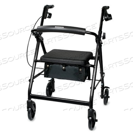 4-WHEEL ROLLATOR, BLACK by McKesson 4-WHEEL ROLLATOR, BLACK by McKesson