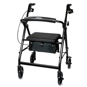 4-WHEEL ROLLATOR, BLACK by McKesson