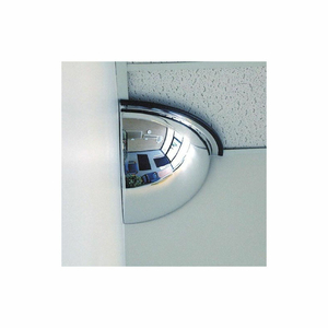 QUARTER DOME ACRYLIC MIRROR, INDOOR, 18" DIA., VIEWING ANGLE by Safety Security Products Company