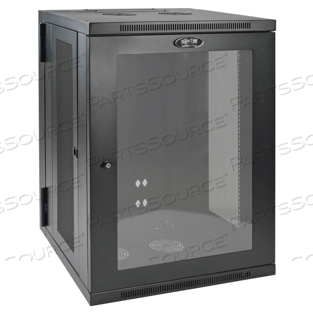 18U WALL MOUNT RACK ENCLOSURE CABINET W HINGED ACRYLIC WINDOW by Tripp Lite